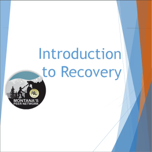 Intro to Recovery
